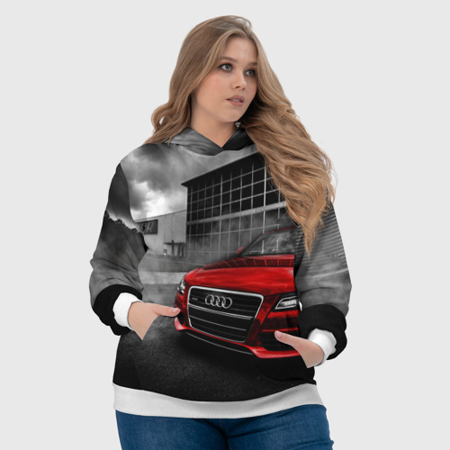 Женская толстовка 3D Audi, цвет 3D печать - фото 6