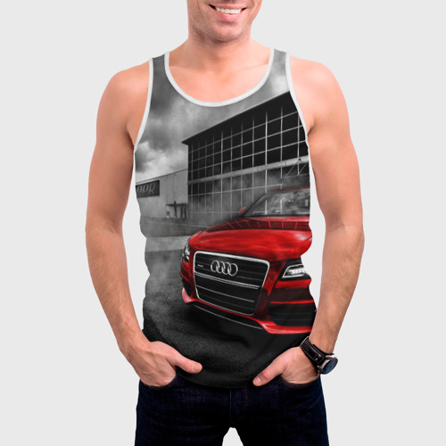 Мужская майка 3D Audi - фото 3