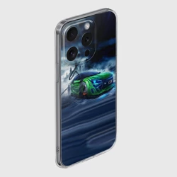 Чехол для iPhone 15 Pro силиконовый с защитой камеры Toyota FT-86 - фото 2