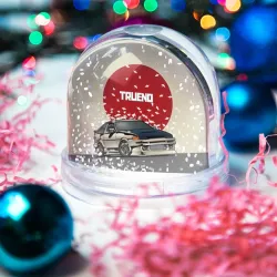 Игрушка Снежный шар Toyota Trueno ae86 - фото 2