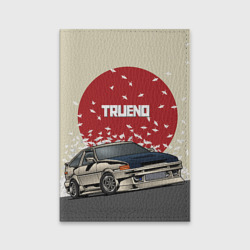 Обложка для паспорта матовая кожа Toyota Trueno ae86