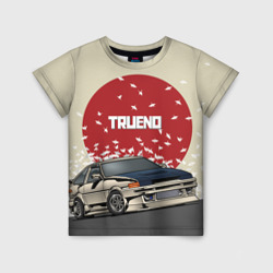 Детская футболка 3D Toyota Trueno ae86