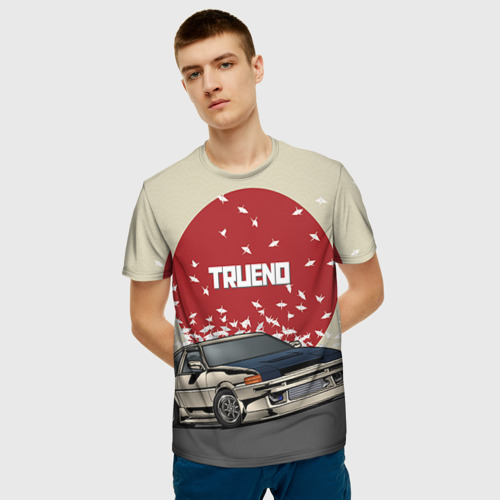 Мужская футболка 3D Toyota Trueno ae86 Фото 01