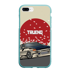 Чехол для iPhone 7Plus/8 Plus матовый Toyota Trueno ae86