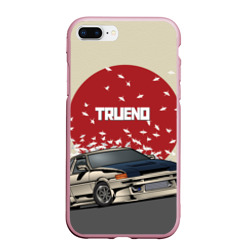 Чехол для iPhone 7Plus/8 Plus матовый Toyota Trueno ae86