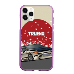 Чехол для iPhone 11 Pro Max матовый Toyota Trueno ae86