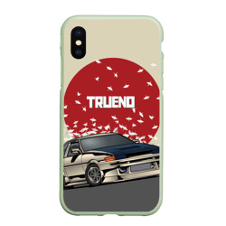 Чехол для iPhone XS Max матовый Toyota Trueno ae86