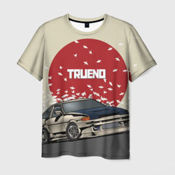 Мужская футболка 3D Toyota Trueno ae86