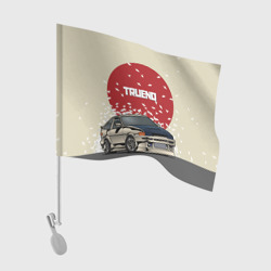 Флаг для автомобиля Toyota Trueno ae86