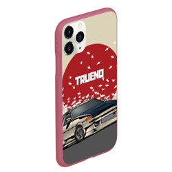 Чехол для iPhone 11 Pro Max матовый Toyota Trueno ae86 - фото 2