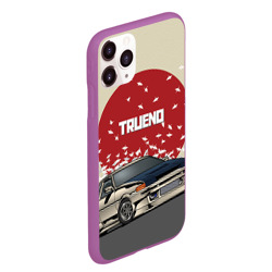 Чехол для iPhone 11 Pro Max матовый Toyota Trueno ae86 - фото 2