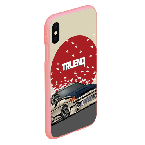 Чехол для iPhone XS Max матовый Toyota Trueno ae86, цвет баблгам - фото 3