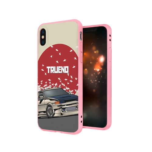 Чехол для Apple iPhone X силиконовый матовый Toyota Trueno ae86 Фото 01 Чехол для Apple iPhone X силиконовый матовый Toyota Trueno ae86 Фото 01