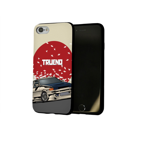 Чехол для Apple iPhone 8 силиконовый глянцевый Toyota Trueno ae86 Фото 01 Чехол для Apple iPhone 8 силиконовый глянцевый Toyota Trueno ae86 Фото 01