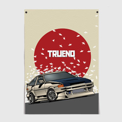 Постер Toyota Trueno ae86