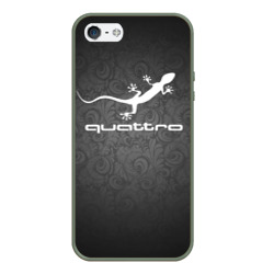 Чехол для iPhone 5/5S матовый Audi qauttro