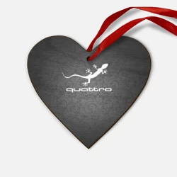 Деревянная игрушка Сердце Audi qauttro