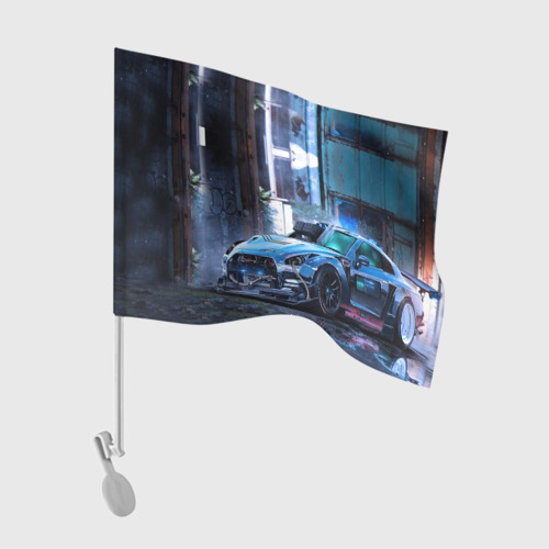 Флаг для автомобиля Nissan GTR R35
