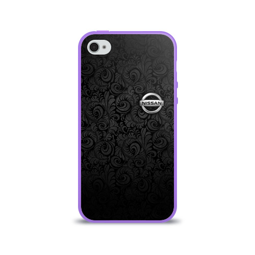 Чехол для Apple iPhone 4/4S силиконовый глянцевый Nissan Фото 01 Чехол для Apple iPhone 4/4S силиконовый глянцевый Nissan Фото 01