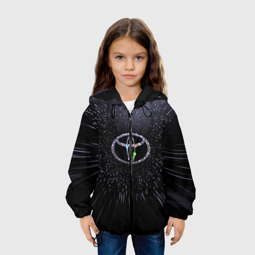 Детская куртка 3D Toyota, цвет черный - фото 4
