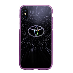 Чехол для iPhone XS Max матовый Toyota