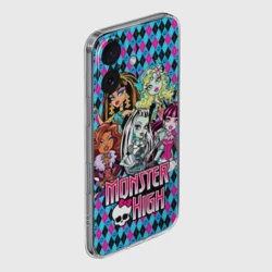 Чехол для iPhone 16 силиконовый с защитой камеры Monster High - фото 2
