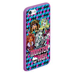 Чехол для iPhone 5/5S матовый Monster High - фото 2