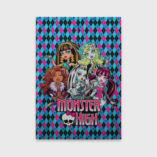 Обложка для автодокументов Monster High, цвет красный