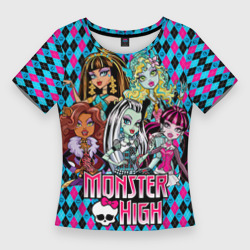 Женская футболка 3D Slim Monster High