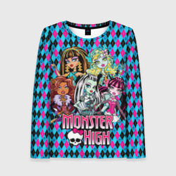 Женский лонгслив 3D Monster High