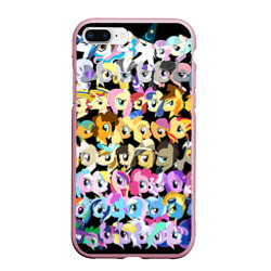 Чехол для iPhone 7Plus/8 Plus матовый My Little Pony