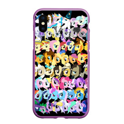 Чехол для iPhone XS Max матовый My Little Pony