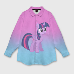 Женская рубашка oversize 3D My Little Pony