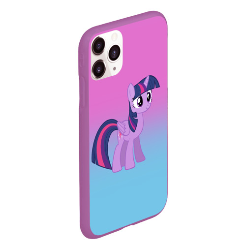 Чехол для iPhone 11 Pro Max матовый My Little Pony, цвет фиолетовый - фото 3