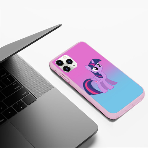 Чехол для iPhone 11 Pro Max матовый My Little Pony, цвет розовый - фото 5