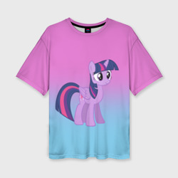 Женская футболка oversize 3D My Little Pony