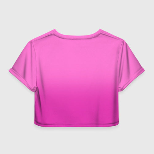 Женская футболка Crop-top 3D My Little Pony, цвет 3D печать - фото 2
