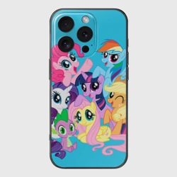 Чехол для iPhone 16 Pro силиконовый с защитой камеры My Little Pony
