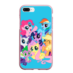 Чехол для iPhone 7Plus/8 Plus матовый My Little Pony