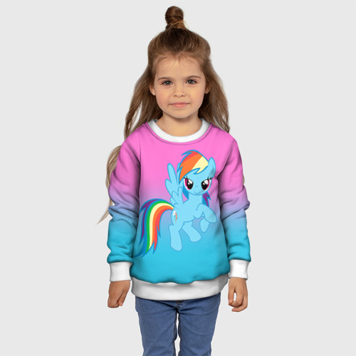 Детский свитшот 3D My Little Pony, цвет 3D печать - фото 7