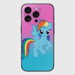Чехол для iPhone 16 Pro силиконовый с защитой камеры My Little Pony