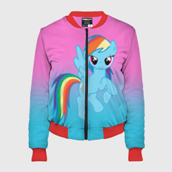 Женский бомбер 3D My Little Pony