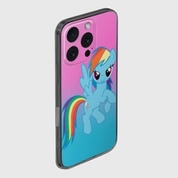 Чехол для iPhone 16 Pro силиконовый с защитой камеры My Little Pony - фото 2