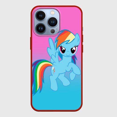 Чехол для iPhone 13 Pro My Little Pony, цвет красный