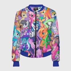 Женский бомбер 3D My Little Pony