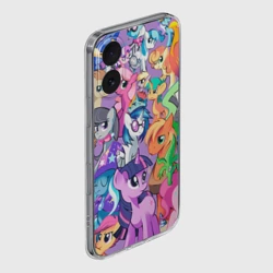 Чехол для iPhone 16 силиконовый с защитой камеры My Little Pony - фото 2