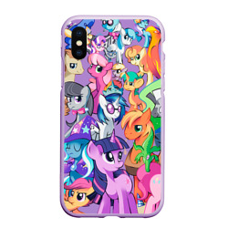 Чехол для iPhone XS Max матовый My Little Pony