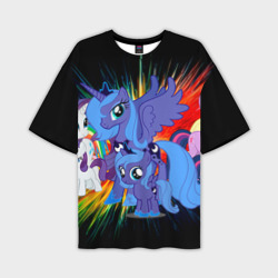 Мужская футболка oversize 3D My Little Pony