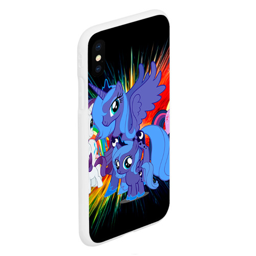 Чехол для iPhone XS Max матовый My Little Pony, цвет белый - фото 3