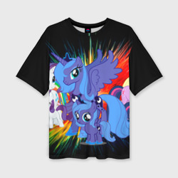 Женская футболка oversize 3D My Little Pony